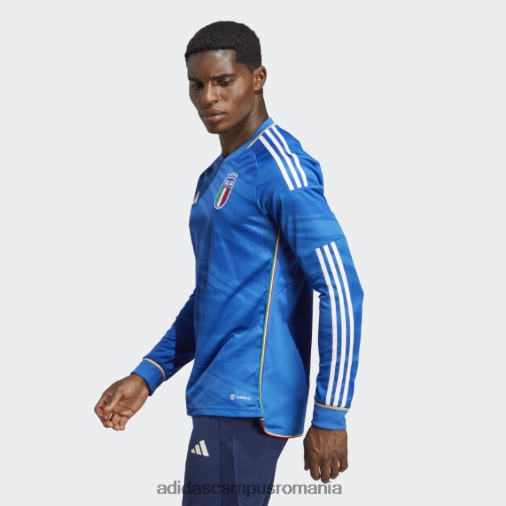 adidas campus romania tricou albastru italia 2023 acasă cu mânecă lungă adidas bărbați albastru J266N220577