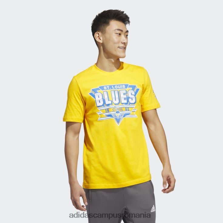 adidas campus romania tricou atletic galben blues playmaker adidas bărbați galben atletic/nhl-slb-515 J266N220271