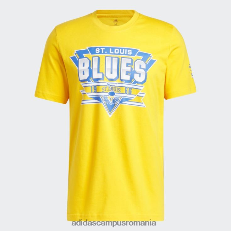 adidas campus romania tricou atletic galben blues playmaker adidas bărbați galben atletic/nhl-slb-515 J266N220271