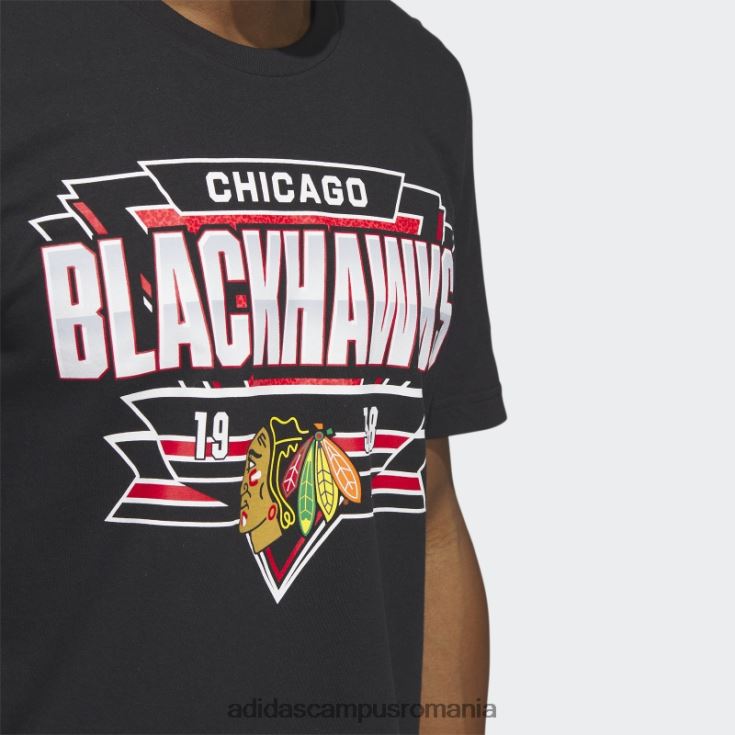 adidas campus romania tricou blackhawks playmaker negru adidas bărbați negru/multi J266N220214