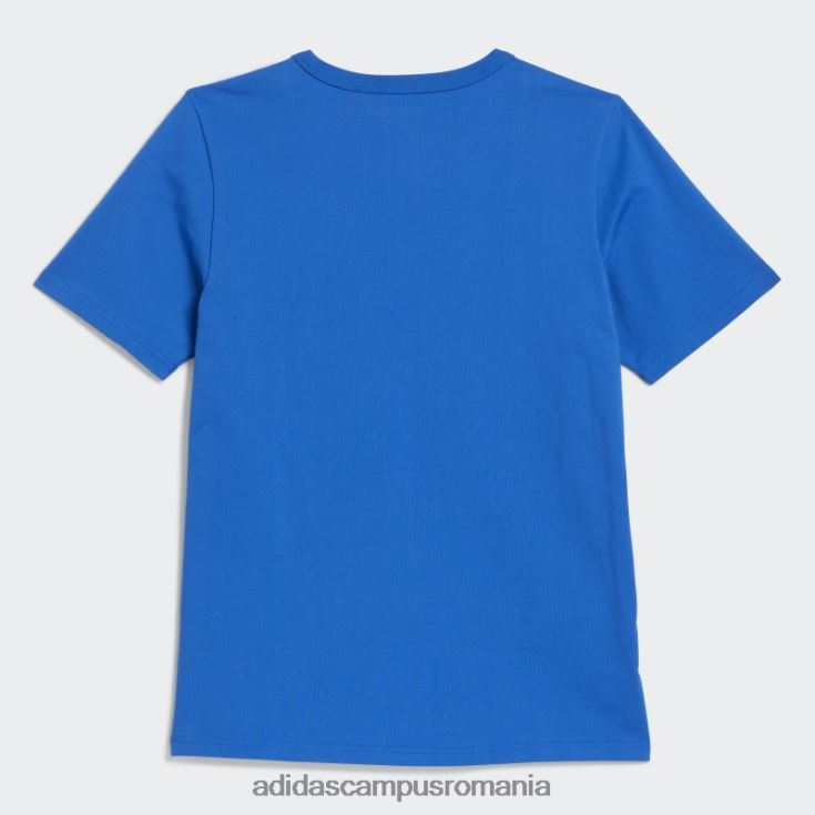 adidas campus romania tricou cu buzunar grea shmoofoil pasăre albastră adidas bărbați pasăre albastră/albă J266N220541