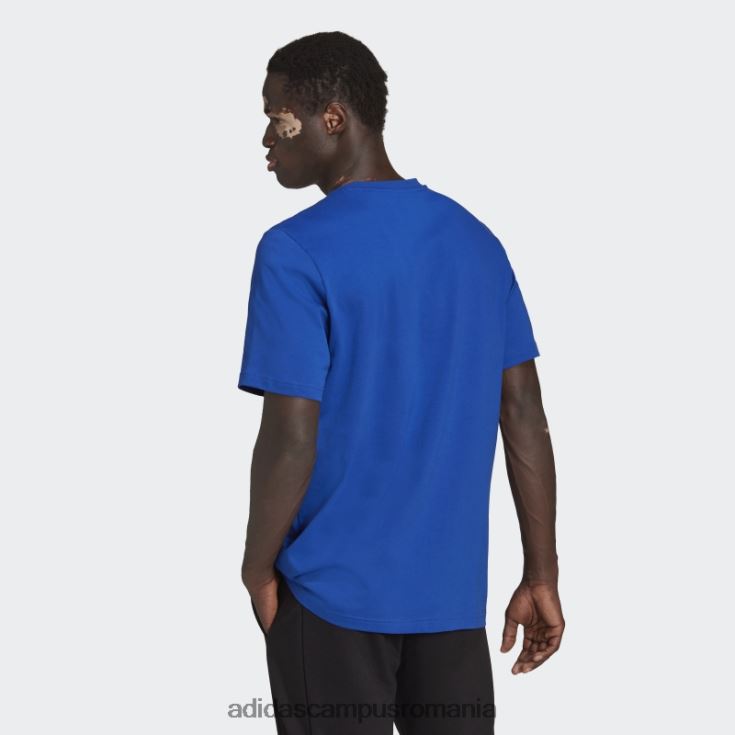 adidas campus romania tricou cu logo mare essentials albastru regal bărbați albastru regal/alb J266N220360