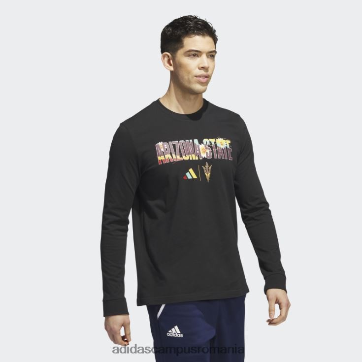 adidas campus romania tricou cu mânecă lungă Black Sun Devils bărbați negru/multi J266N220692