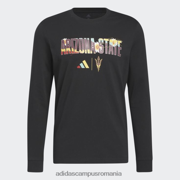 adidas campus romania tricou cu mânecă lungă Black Sun Devils bărbați negru/multi J266N220692