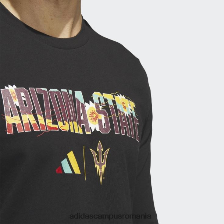 adidas campus romania tricou cu mânecă lungă Black Sun Devils bărbați negru/multi J266N220692