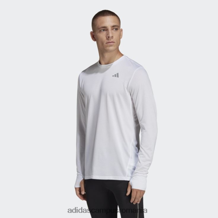 adidas campus romania tricou cu mânecă lungă, alb adidas bărbați alb J266N220658
