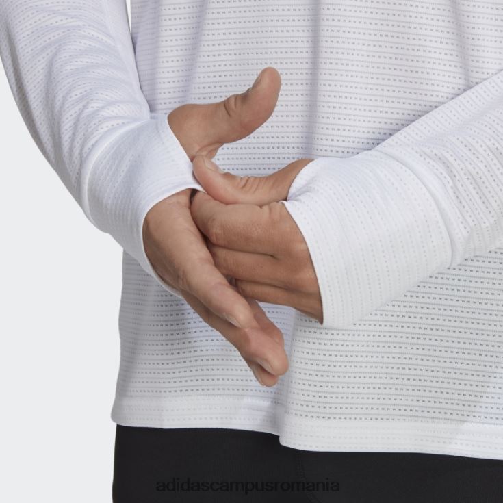 adidas campus romania tricou cu mânecă lungă, alb adidas bărbați alb J266N220658