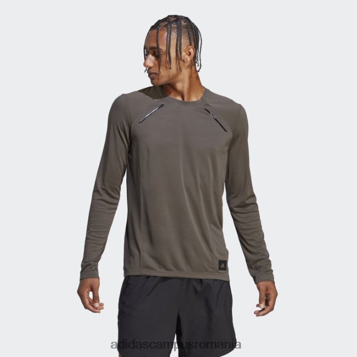 adidas campus romania tricou cu mânecă lungă de antrenament olive best of adi bărbați măsline J266N220549
