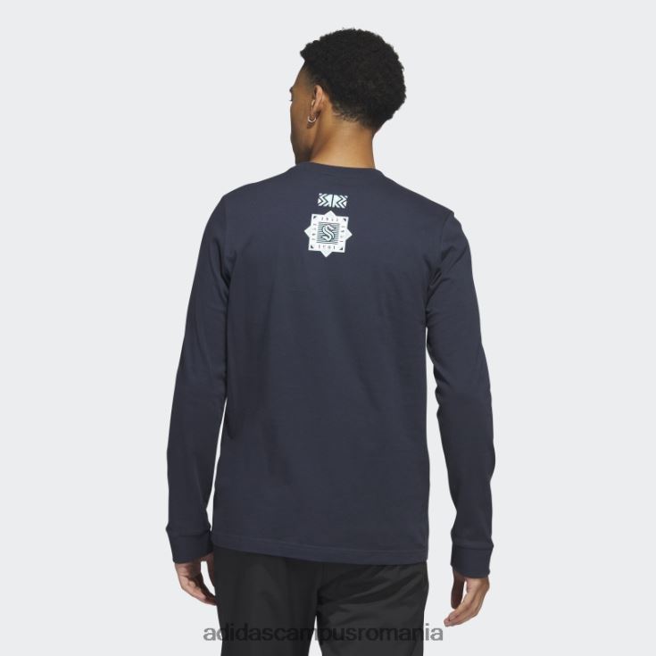 adidas campus romania tricou cu mânecă lungă kraken playmaker night navy bărbați marina de noapte/nhlskr52d J266N220491