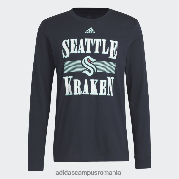 adidas campus romania tricou cu mânecă lungă kraken playmaker night navy bărbați marina de noapte/nhlskr52d J266N220491