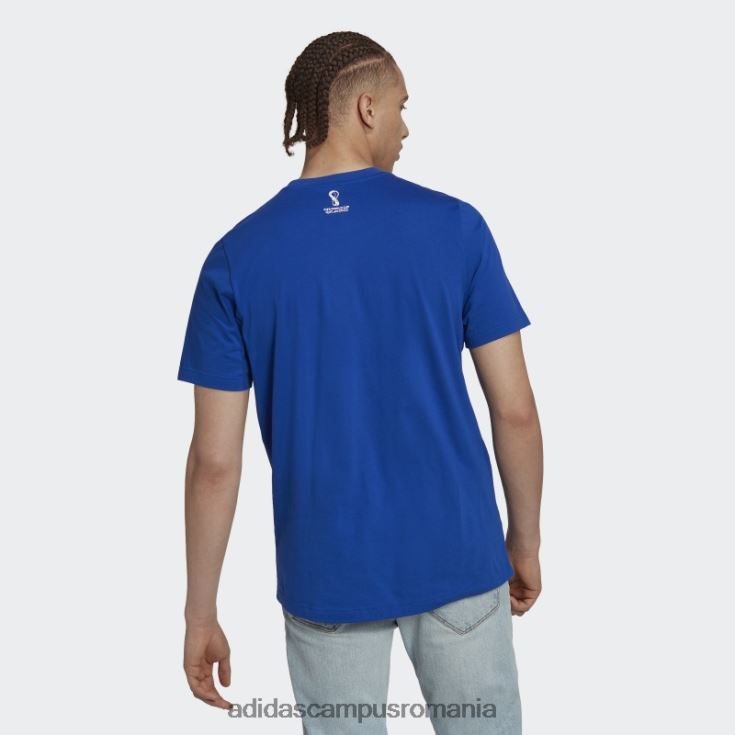 adidas campus romania tricou cupa mondială fifa 2022 columbia albastru regal bărbați albastru regal J266N220660
