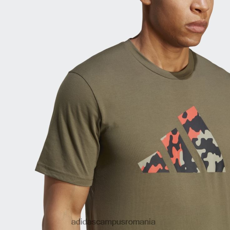 adidas campus romania tricou de antrenament cu logo sezonier train essentials olive adidas bărbați măsline J266N220586