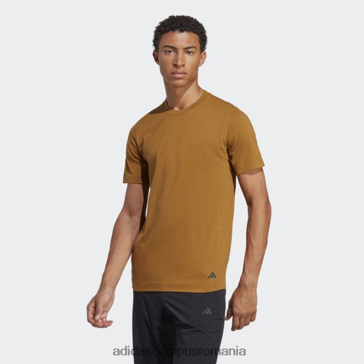 adidas campus romania tricou de antrenament yoga bronz bărbați bronz J266N220587