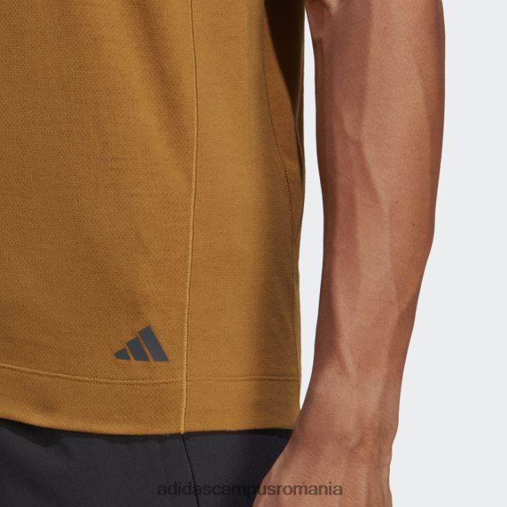 adidas campus romania tricou de antrenament yoga bronz bărbați bronz J266N220587