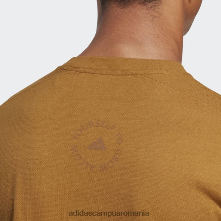 adidas campus romania tricou de antrenament yoga bronz bărbați bronz J266N220587