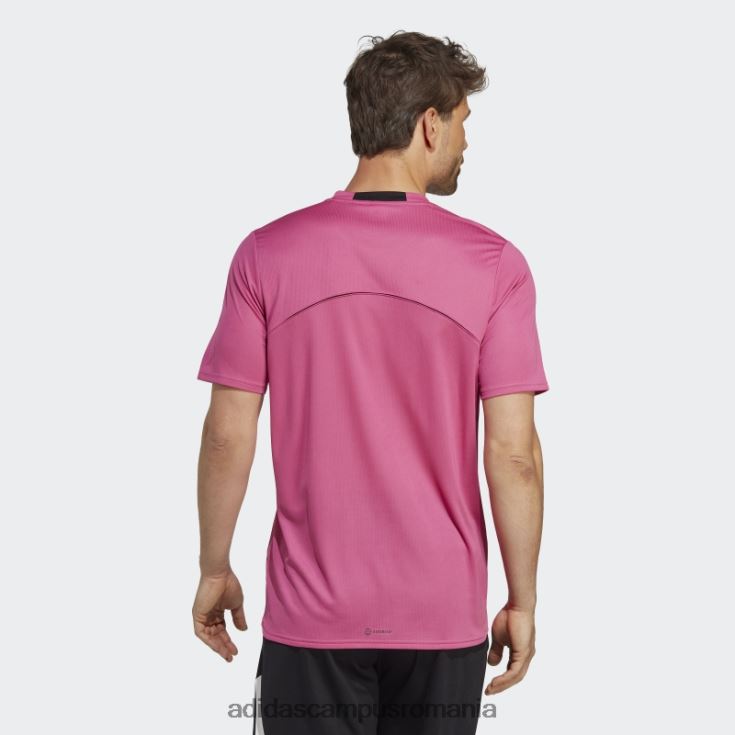adidas campus romania tricou fucsia conceput pentru mișcare hiit antrenament bărbați fucsia/negru J266N220632