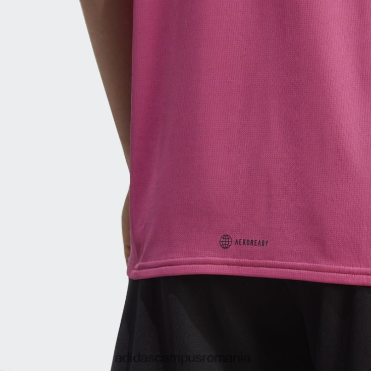 adidas campus romania tricou fucsia conceput pentru mișcare hiit antrenament bărbați fucsia/negru J266N220632