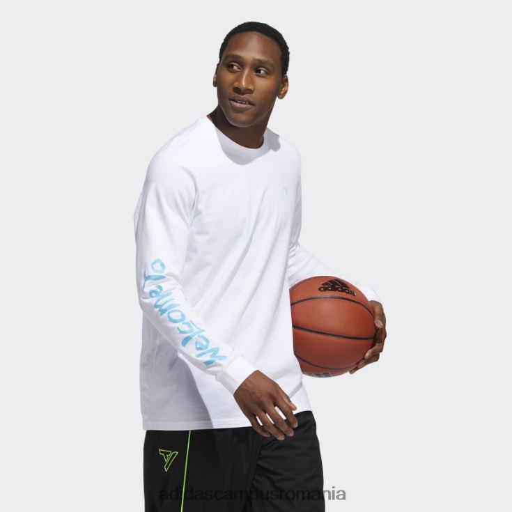 adidas campus romania tricou grafic alb adidas bărbați alb J266N220631