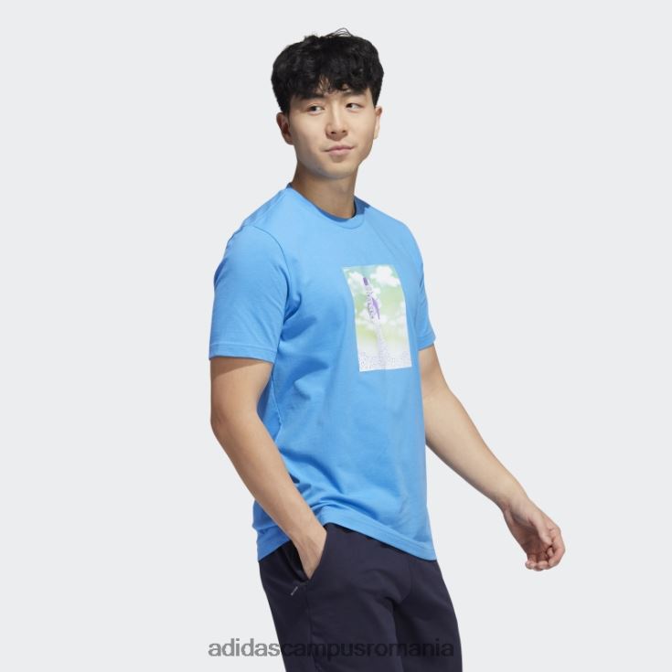 adidas campus romania tricou grafic boost rocket albastru adidas bărbați albastru J266N220226
