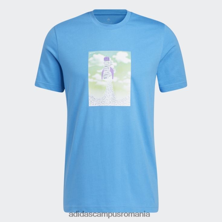 adidas campus romania tricou grafic boost rocket albastru adidas bărbați albastru J266N220226