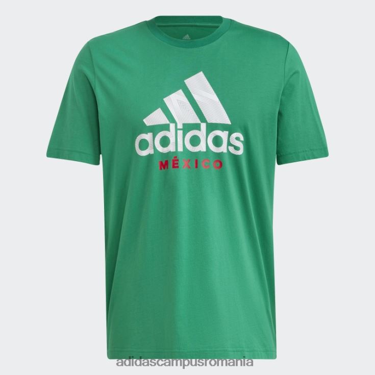 adidas campus romania tricou grafic mexic verde bărbați verde J266N220732