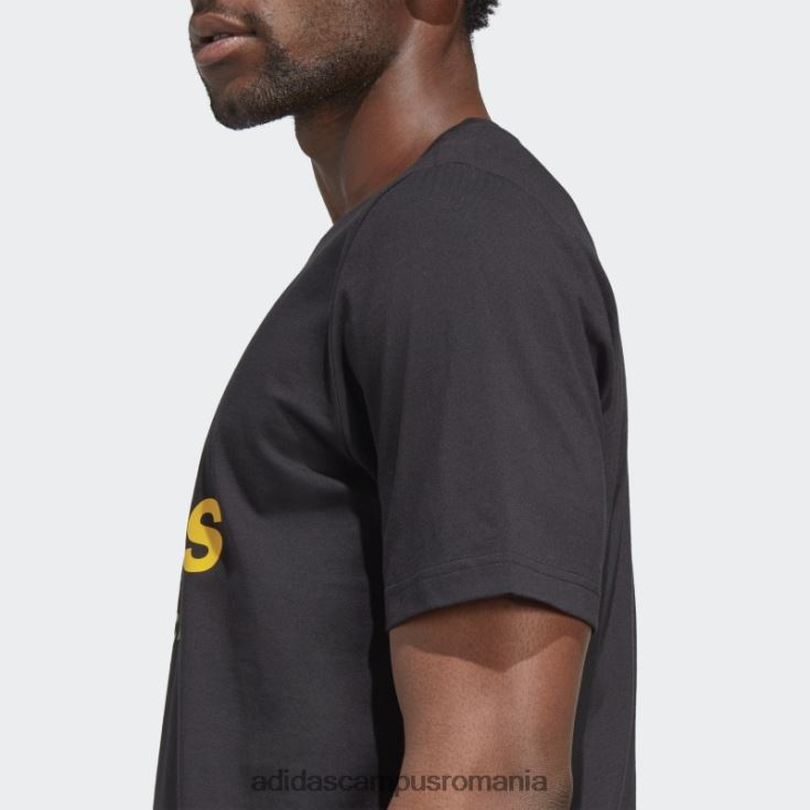 adidas campus romania tricou grafic negru Jamaica bărbați negru J266N220261