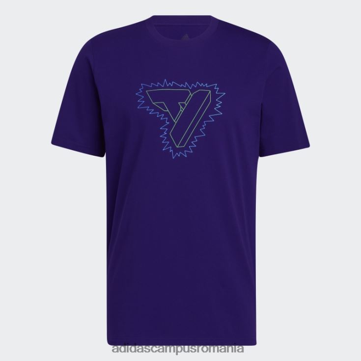 adidas campus romania tricou grafic trae violet bărbați Violet J266N220678