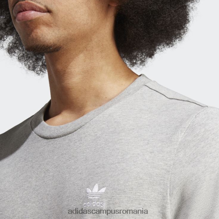 adidas campus romania tricou gri mediu trefoil essentials adidas bărbați gri mediu J266N220595