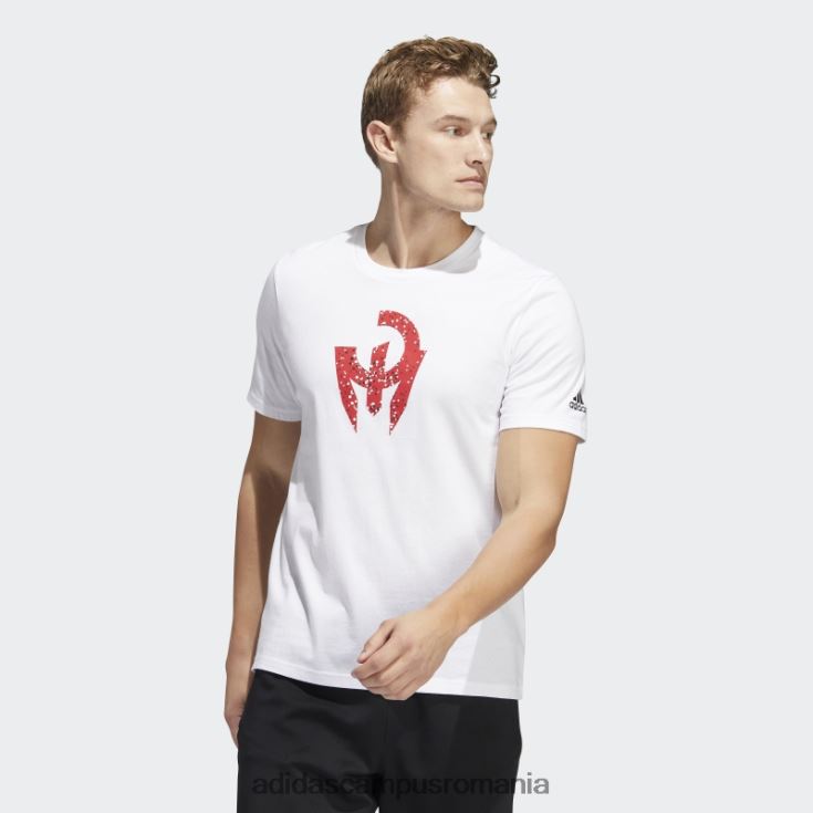 adidas campus romania tricou mahomes alb bărbați alb J266N220324