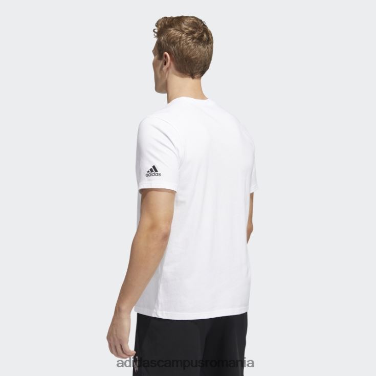 adidas campus romania tricou mahomes alb bărbați alb J266N220324