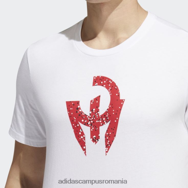 adidas campus romania tricou mahomes alb bărbați alb J266N220324