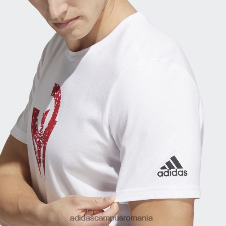 adidas campus romania tricou mahomes alb bărbați alb J266N220324