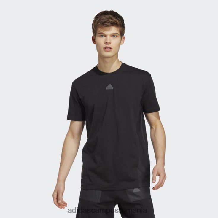 adidas campus romania tricou negru de evadare a orașului adidas bărbați negru J266N220373