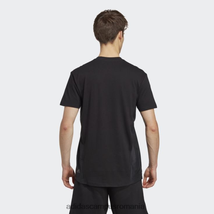 adidas campus romania tricou negru de evadare a orașului adidas bărbați negru J266N220373