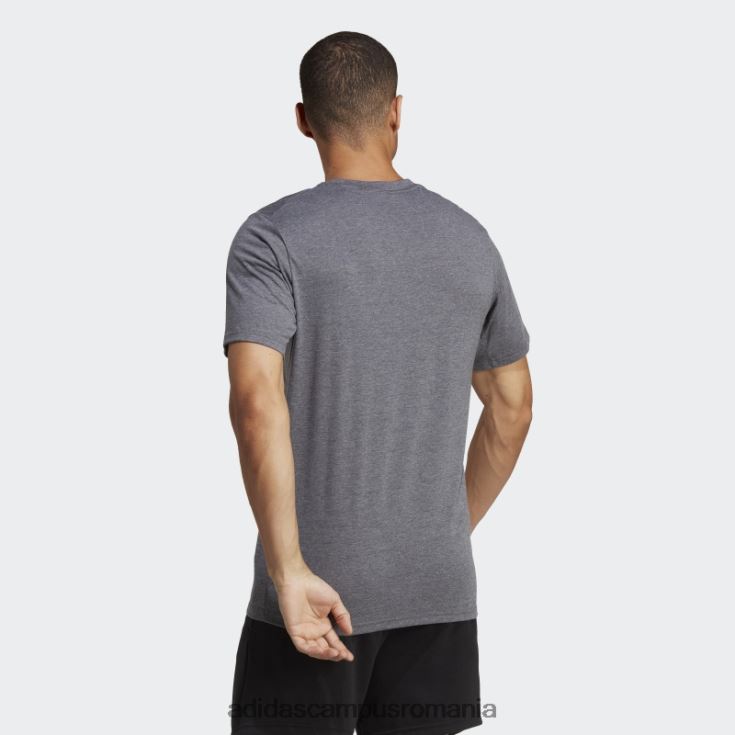 adidas campus romania tricou pentru antrenament gri închis, Heather Train essentials feelready bărbați gri închis ericiu/alb/negru J266N220273