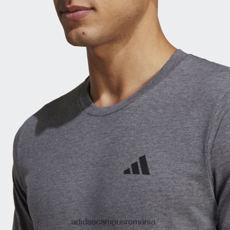 adidas campus romania tricou pentru antrenament gri închis, Heather Train essentials feelready bărbați gri închis ericiu/alb/negru J266N220273