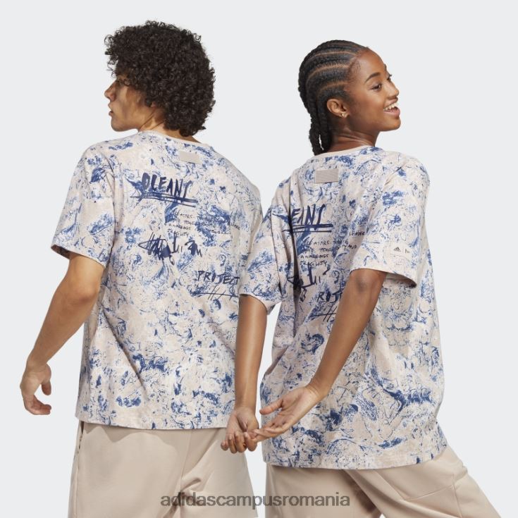 adidas campus romania tricou quartz fashion x parley (neutru de gen) bărbați cuarț/argintiu zori J266N220319