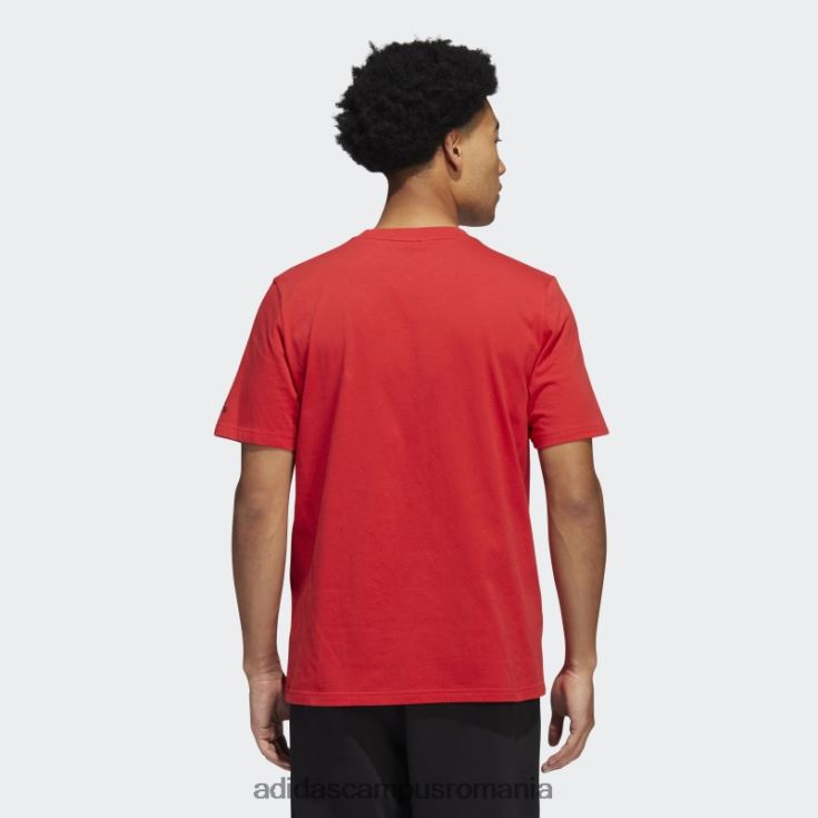adidas campus romania tricou roșu Mahomes bărbați roșu J266N220290