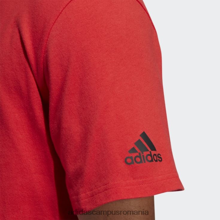 adidas campus romania tricou roșu Mahomes bărbați roșu J266N220290