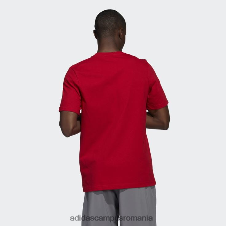adidas campus romania tricou roșu bărbați roșu/ncaa-rut-7a4-1 J266N220365