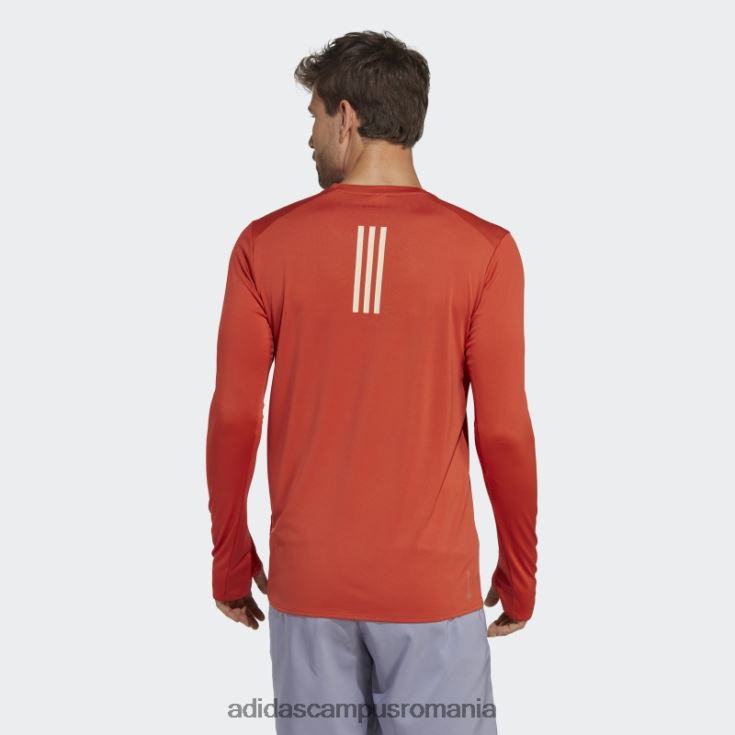 adidas campus romania tricou roșu de alergare boston marathon 2023 cu mânecă lungă adidas bărbați roșu J266N220367
