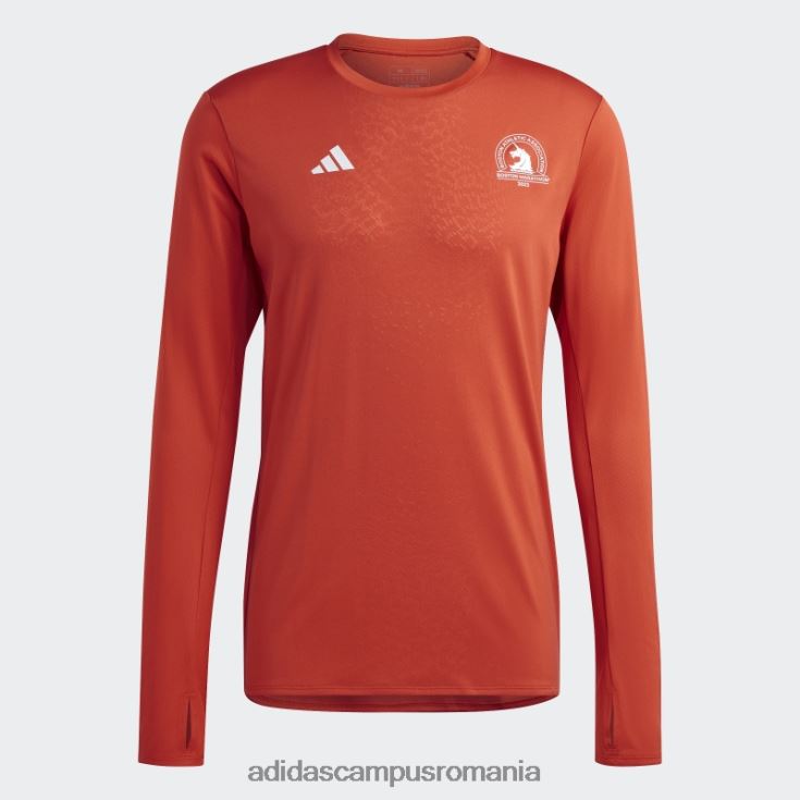 adidas campus romania tricou roșu de alergare boston marathon 2023 cu mânecă lungă adidas bărbați roșu J266N220367