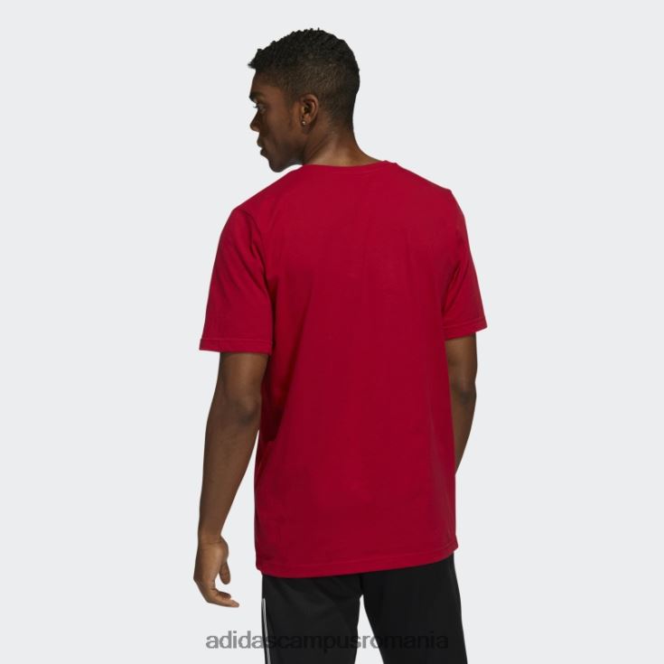 adidas campus romania tricou roșu de haită de lup bărbați roșu/ncaa-ncs-749-1 J266N220734