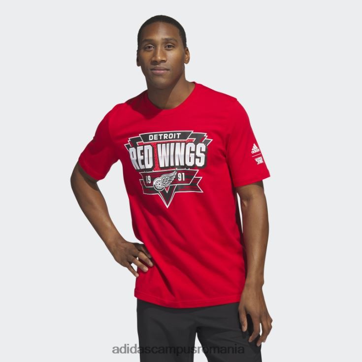 adidas campus romania tricou roșu red wings playmaker bărbați roșu/multi J266N220501