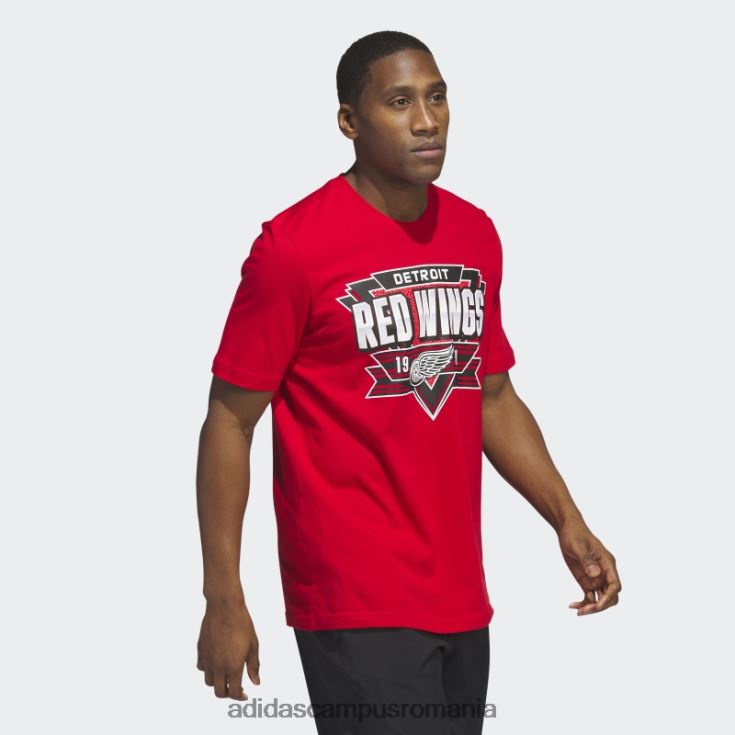 adidas campus romania tricou roșu red wings playmaker bărbați roșu/multi J266N220501