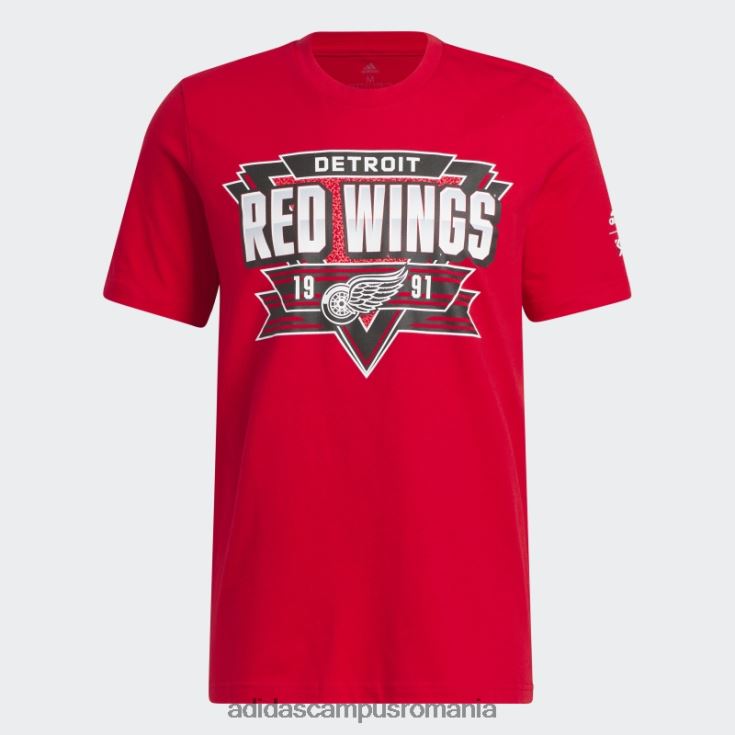 adidas campus romania tricou roșu red wings playmaker bărbați roșu/multi J266N220501