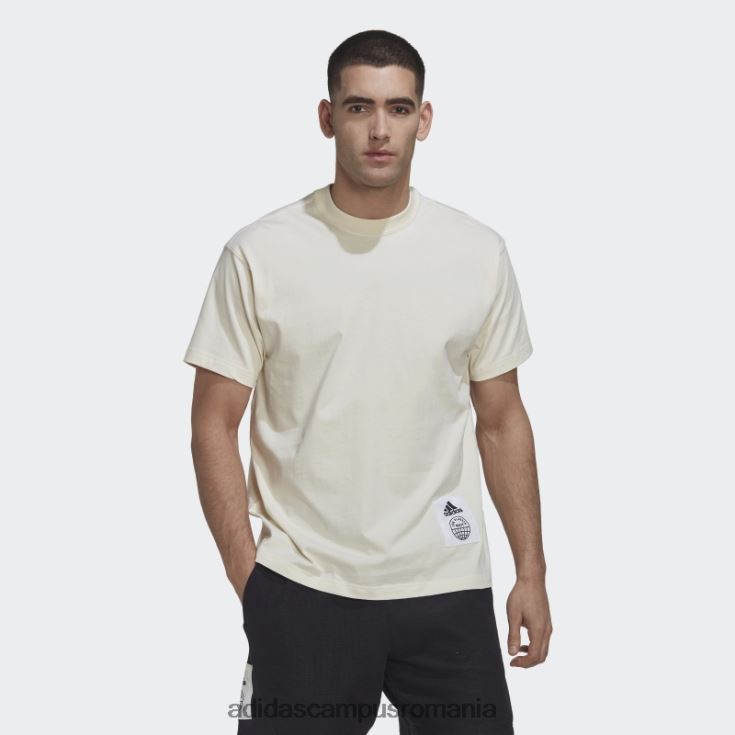 adidas campus romania tricou sport cu insignă mare nevopsită (neutru de gen) bărbați nevopsit J266N220254