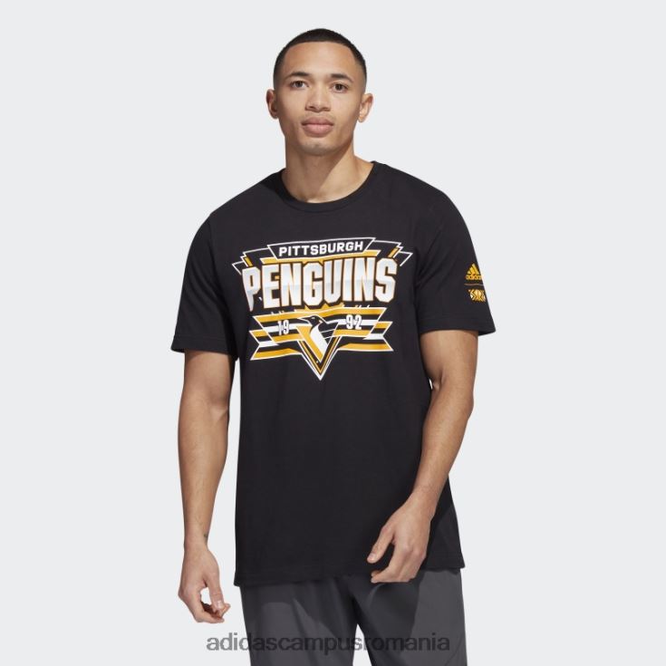 adidas campus romania tricou stilat penguins playmaker multi bărbați negru/multi J266N220165