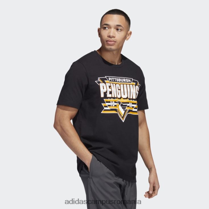 adidas campus romania tricou stilat penguins playmaker multi bărbați negru/multi J266N220165