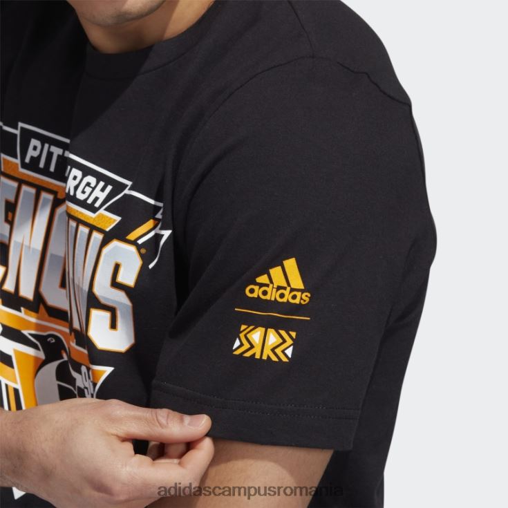 adidas campus romania tricou stilat penguins playmaker multi bărbați negru/multi J266N220165
